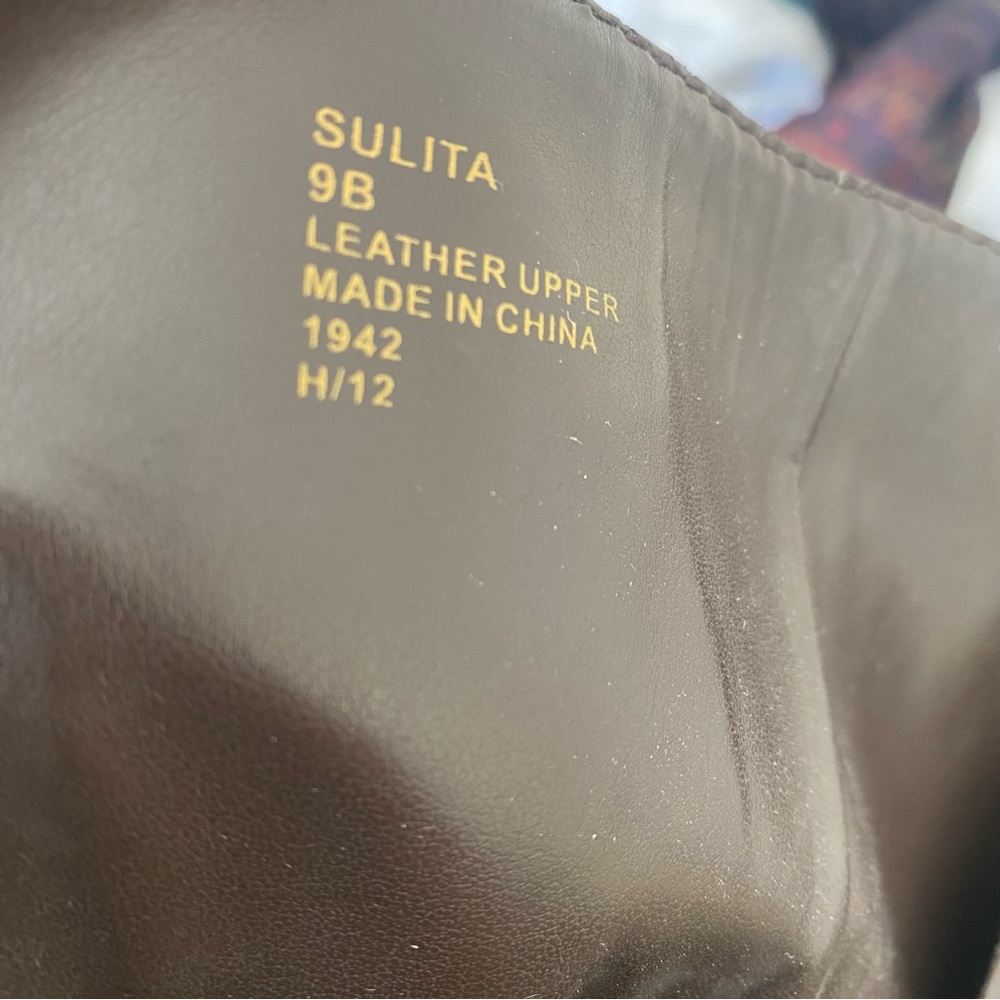 Lauren Ralph Lauren Sulita Harness Riding Boot Brown 9 M - Picture 14 of 14